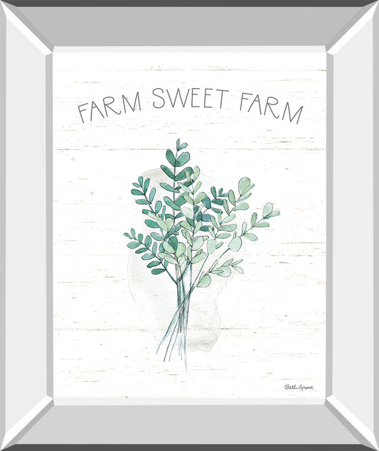 Farmhouse Cotton V By Beth Grove - Mirror Framed Print Wall Art