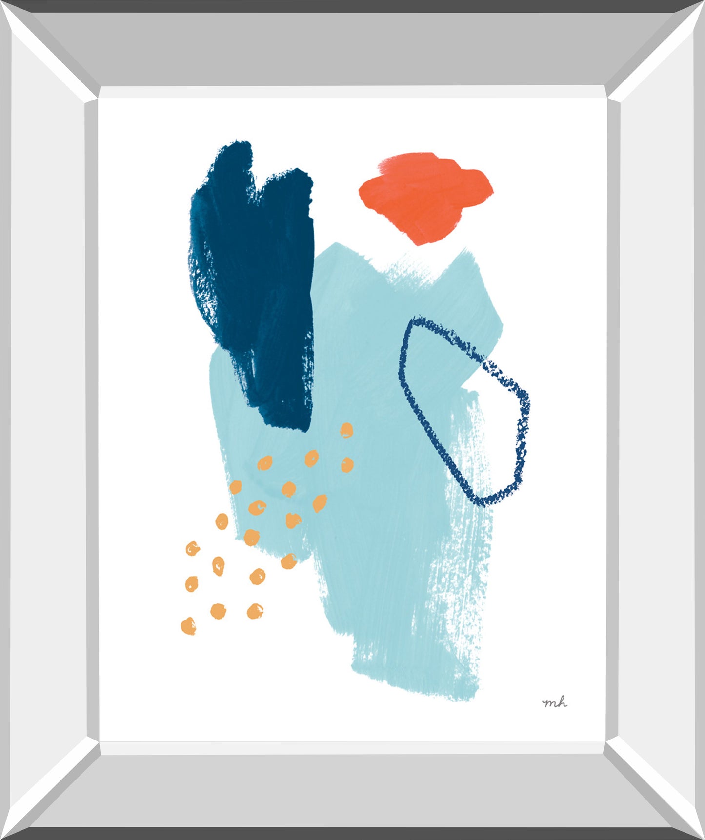 Eternal Optimist I By Moira Hershey - Mirror Framed Print Wall Art