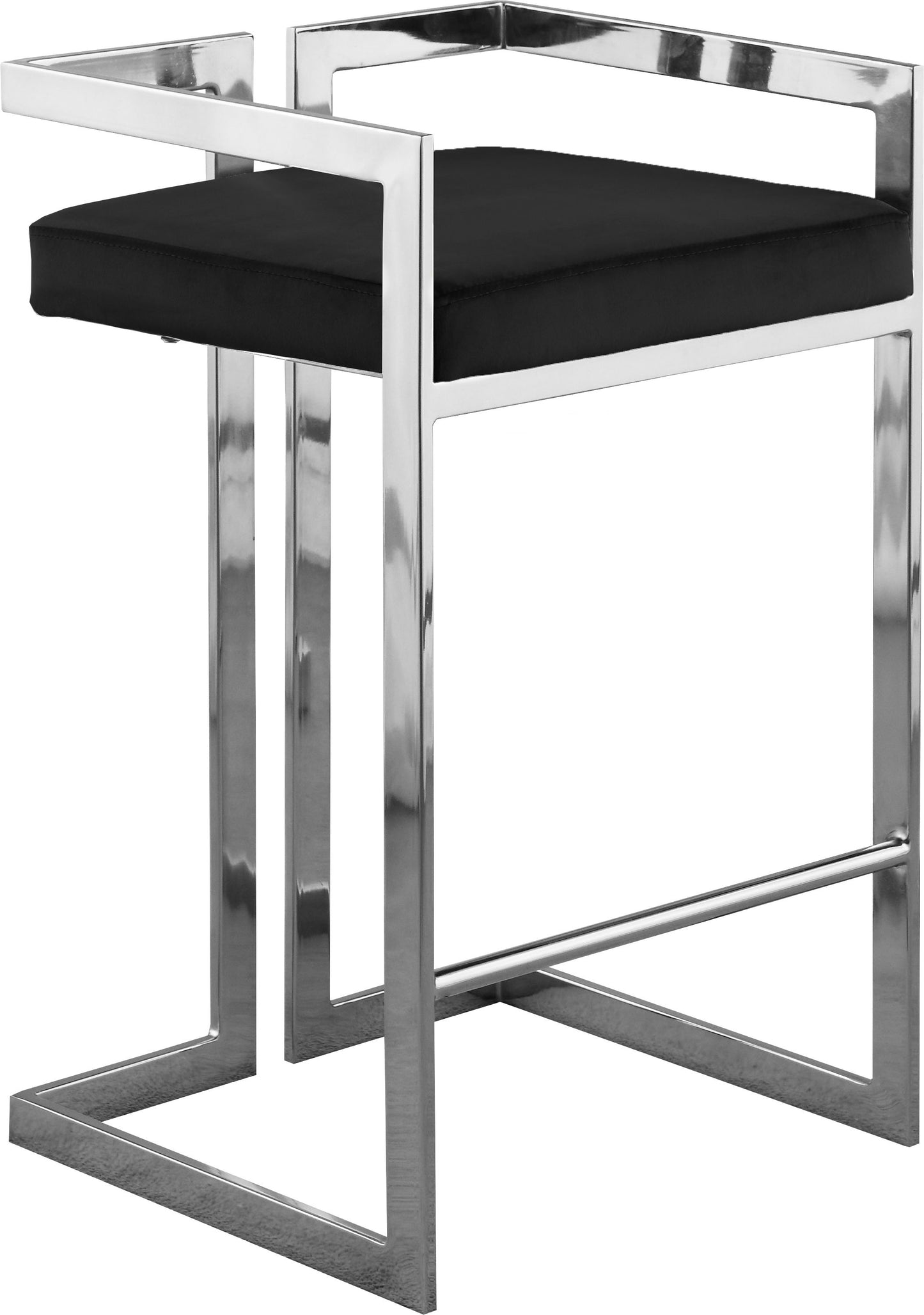 Ezra - Stool with Chrome Legs (Set of 2)