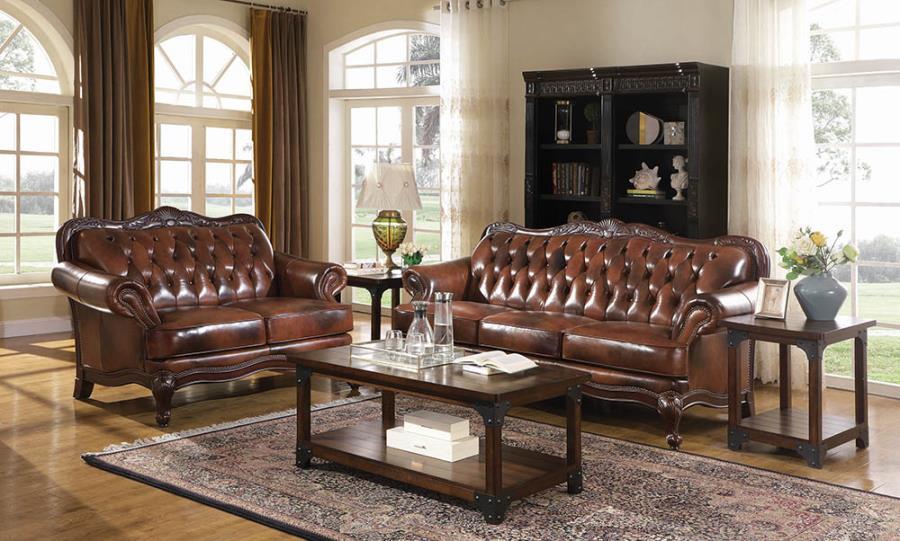 Victoria - Sofa - Brown