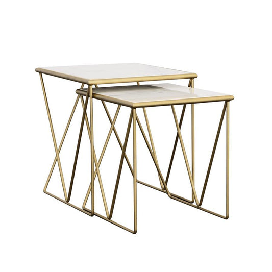 Bette - 2-Piece Nesting Table Set - Yellow