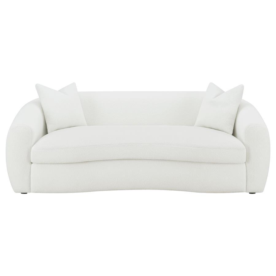 Isabella - 3 Piece Living Room Set (Sofa, Loveseat and Chair) - White