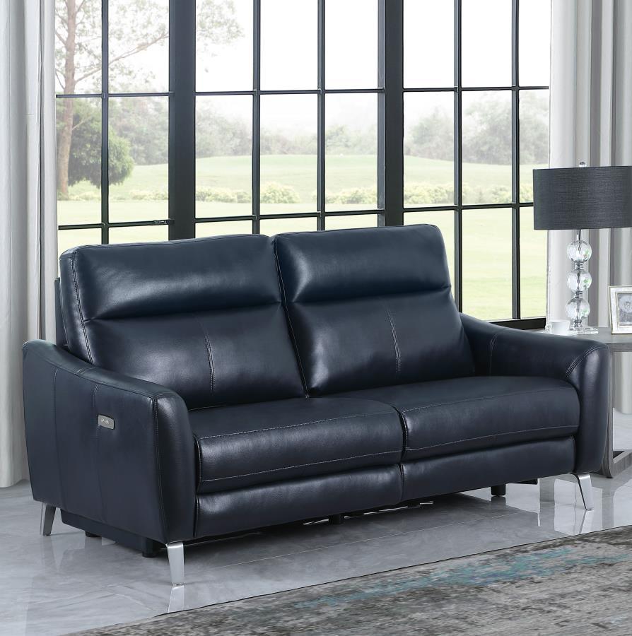 Derek - Power Sofa - Blue
