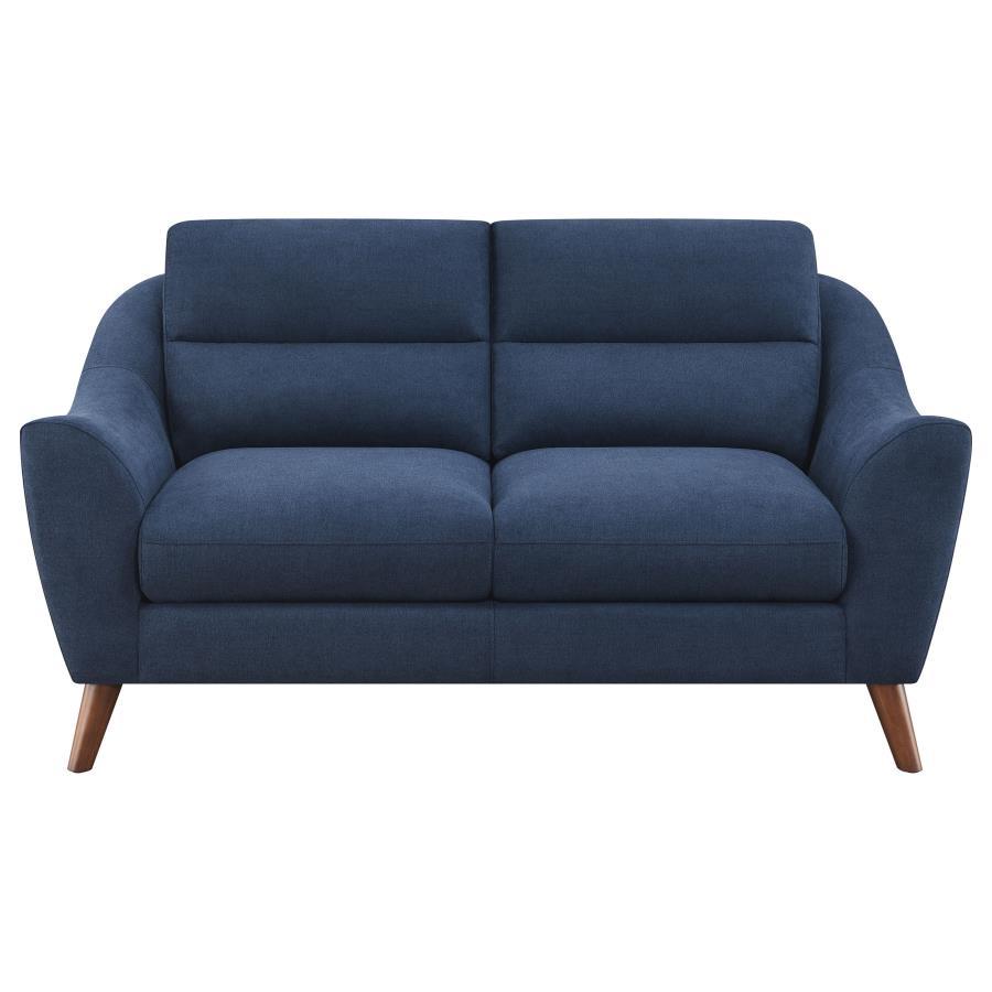 Gano - Loveseat - Navy Blue