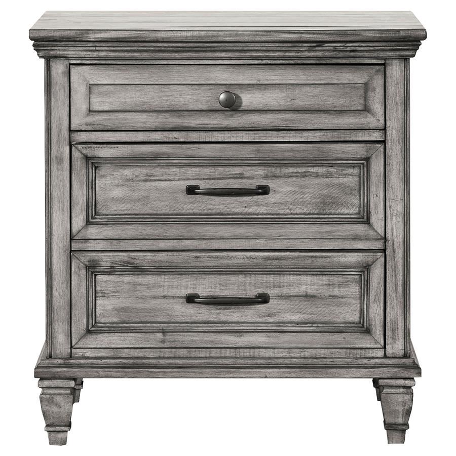 Avenue - Nightstand - Dark Gray