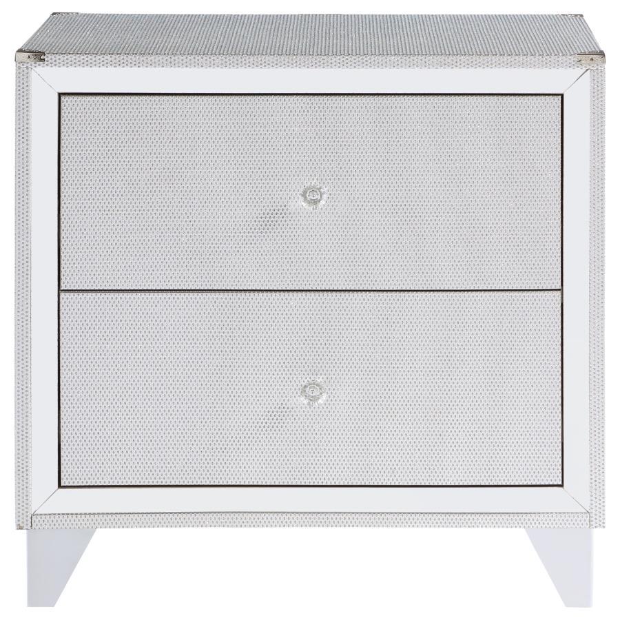 Nightstand - Pearl Silver