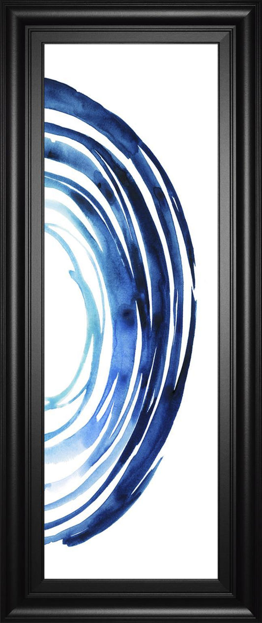 Blue Vortex II By Grace Popp 18x42 - Blue