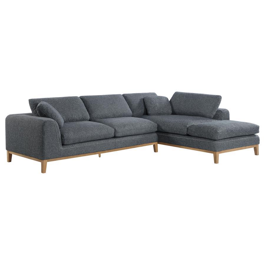 Persia - 2-piece Modular Sectional - Gray