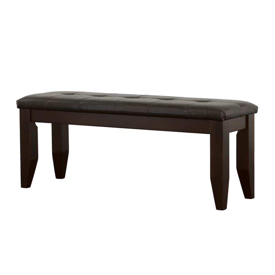 Dalila - Upholstered Bench - Black