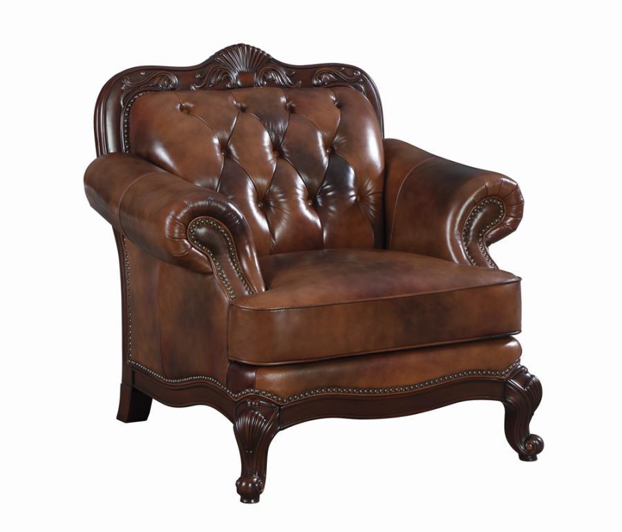 Victoria - Arm Chair - Brown