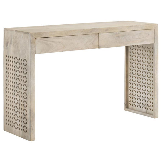 Rickman - 2-Drawer Console Table - Beige