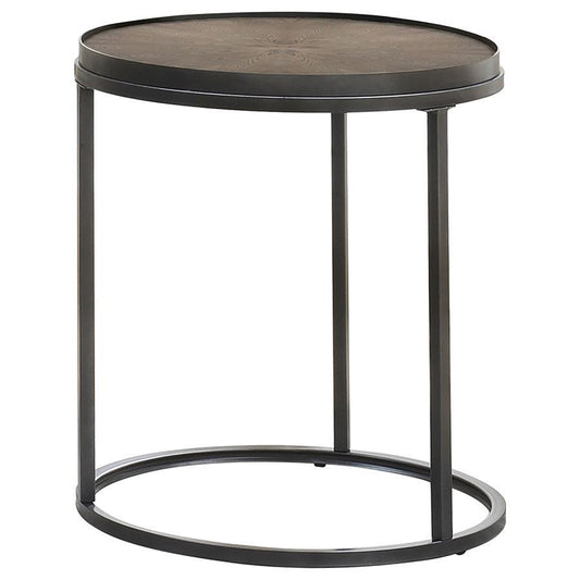 Rodrigo - Round End Table - Brown