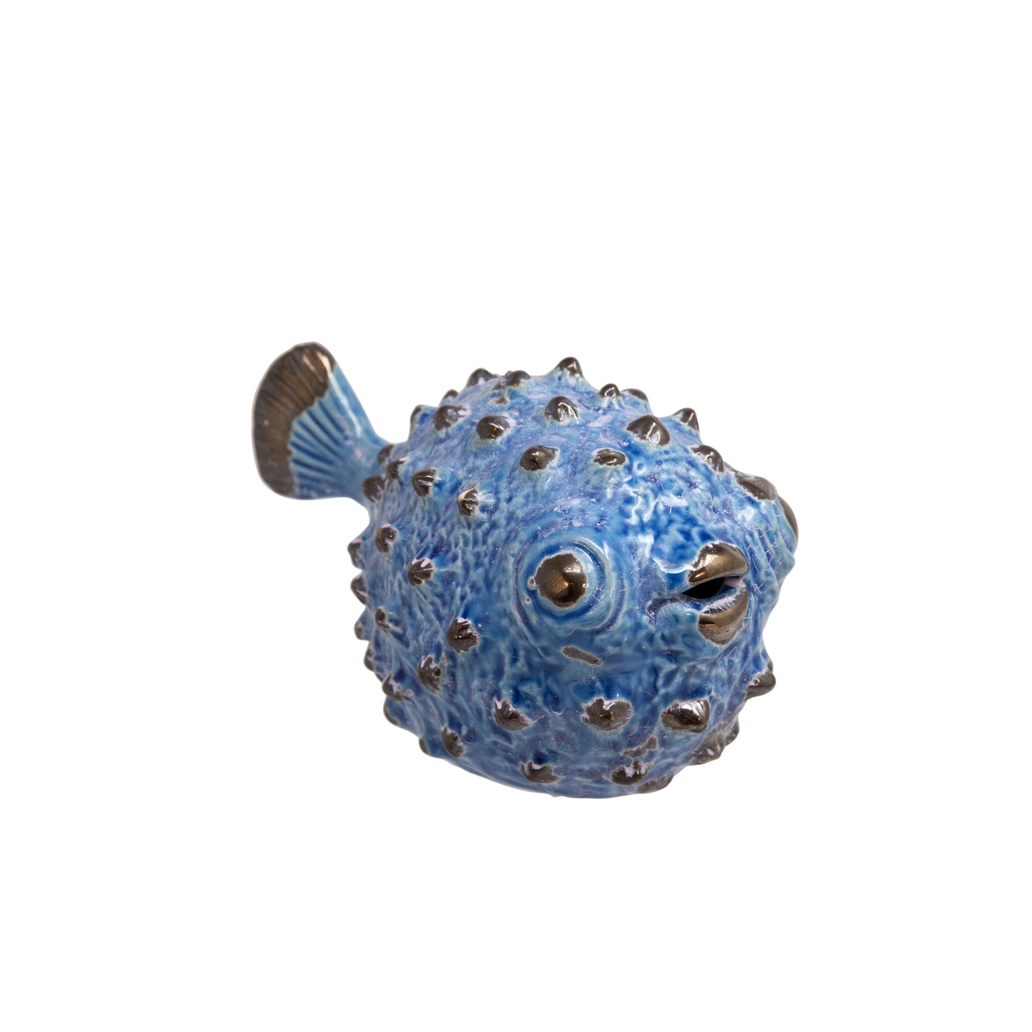 Blowfish Figurine - Blue