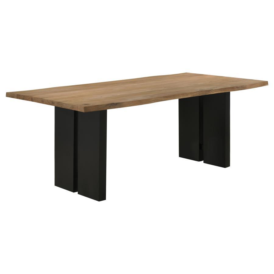 Dining Table - Natural Acacia / Black