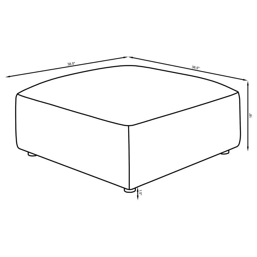 Jennifer - Ottoman - Brown