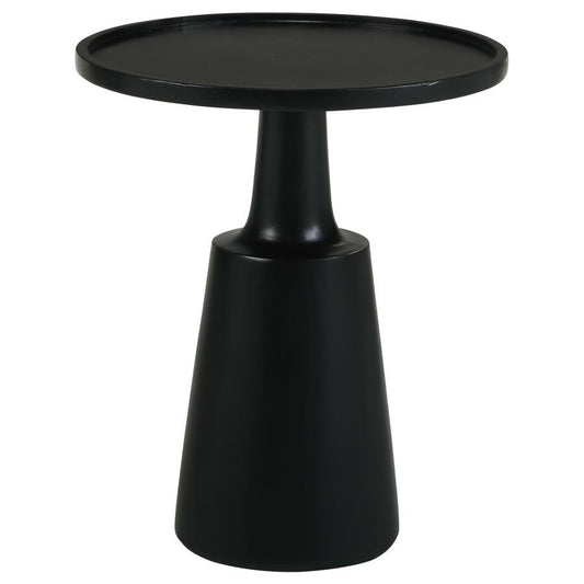 Ixia - Accent Table With Tapered Base - Black