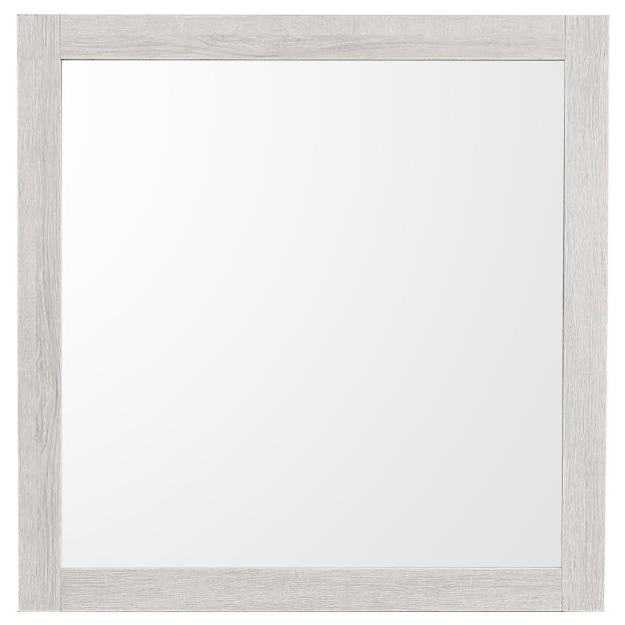 Stillwood - Rectangle Dresser Mirror - White