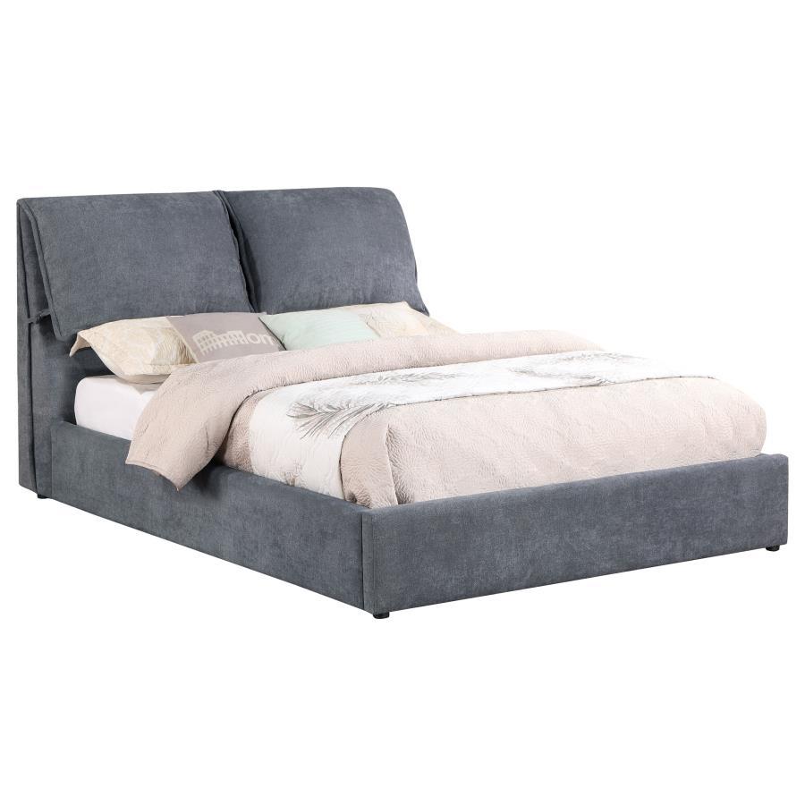 Queen Bed - Dark Grey