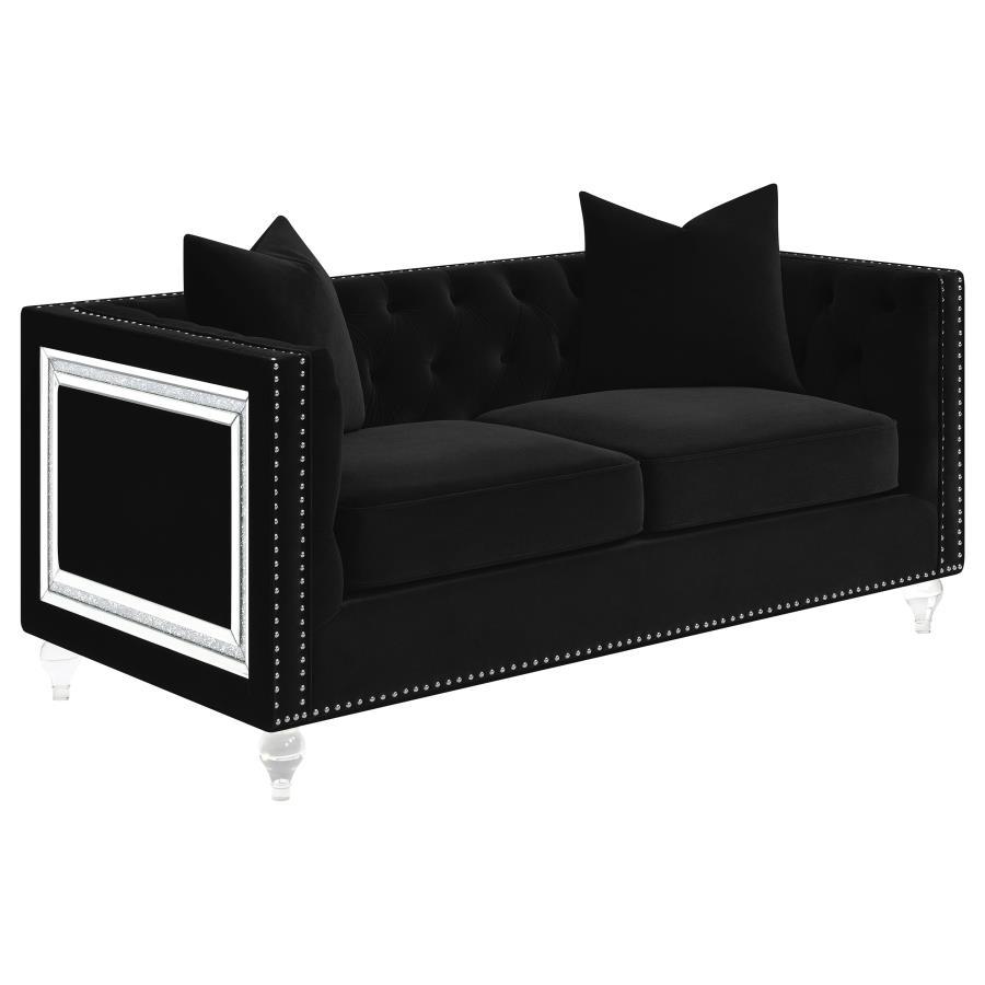 Delilah - Loveseat - Black