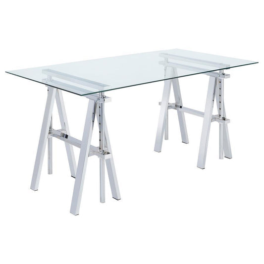 Statham - Writing Desk - Pearl Silver