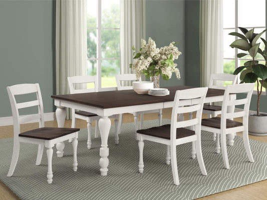 Madelyn - Dining Table 7 Piece Set - White