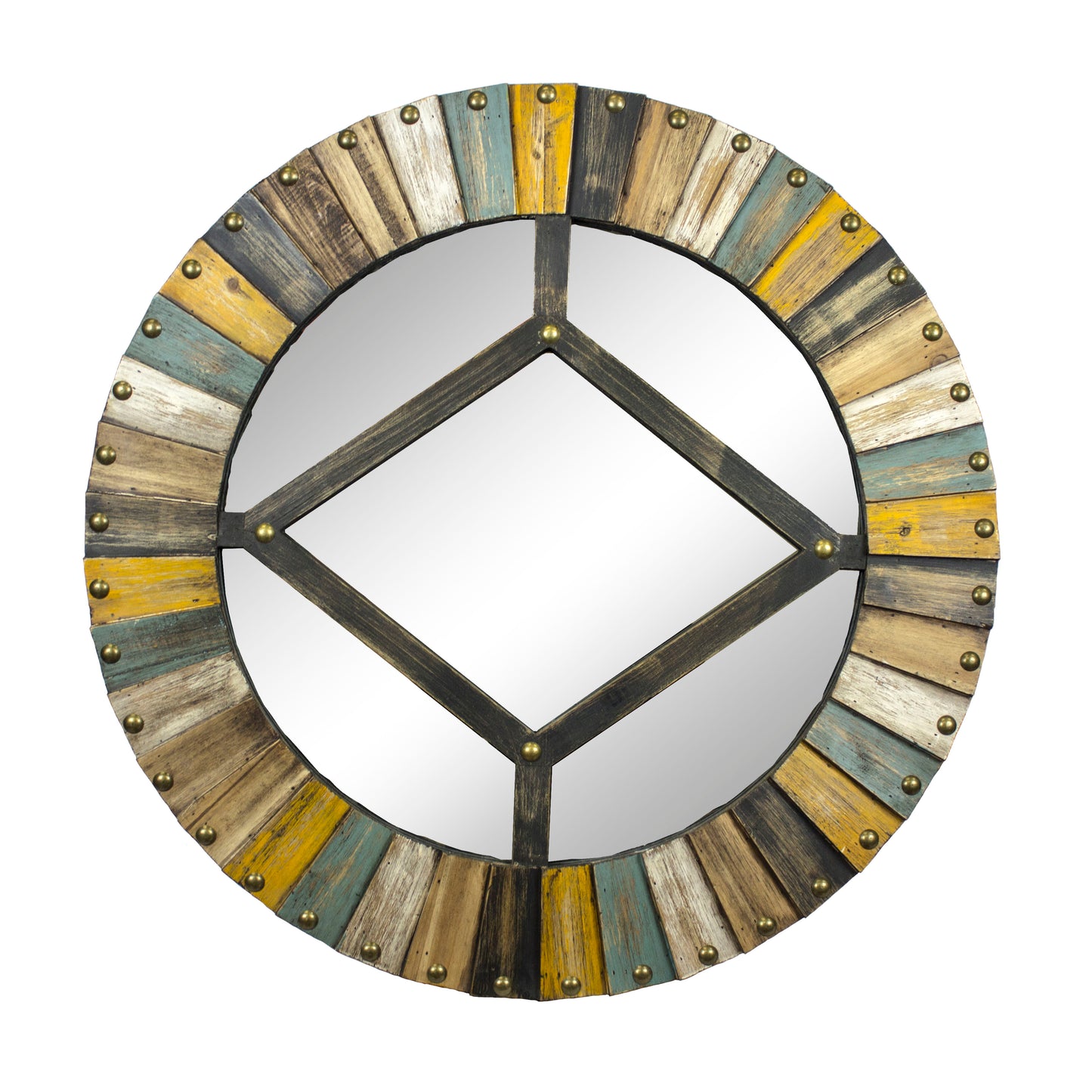 Wooden Mirror - Multi