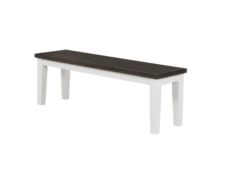 Kingman - Dining Bench - White