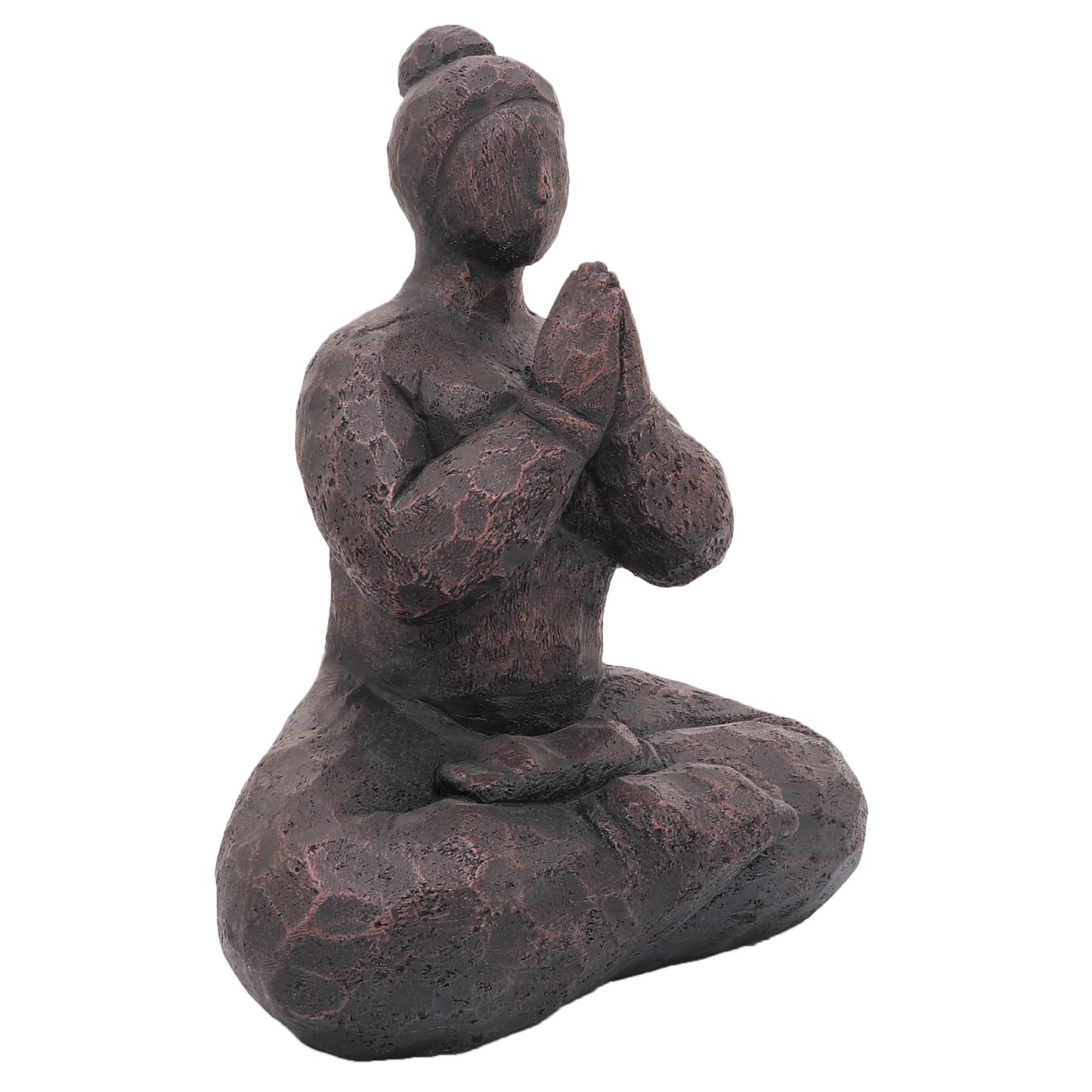 Namaste Female Yoga - Bronze