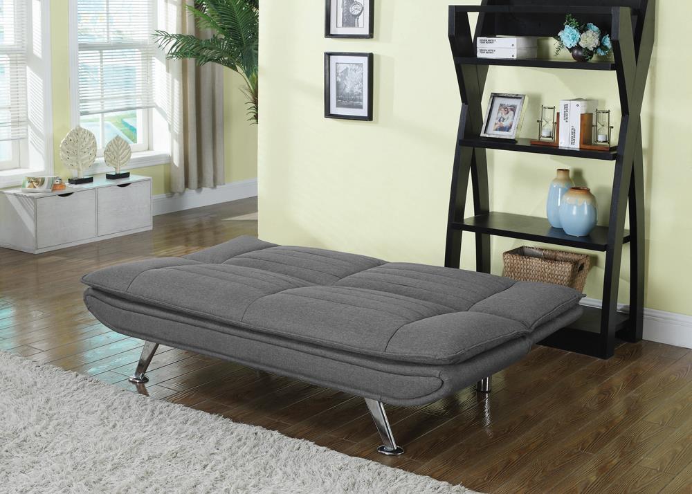 Julian - Upholstered Sofa Bed With Pillow-Top - Gray