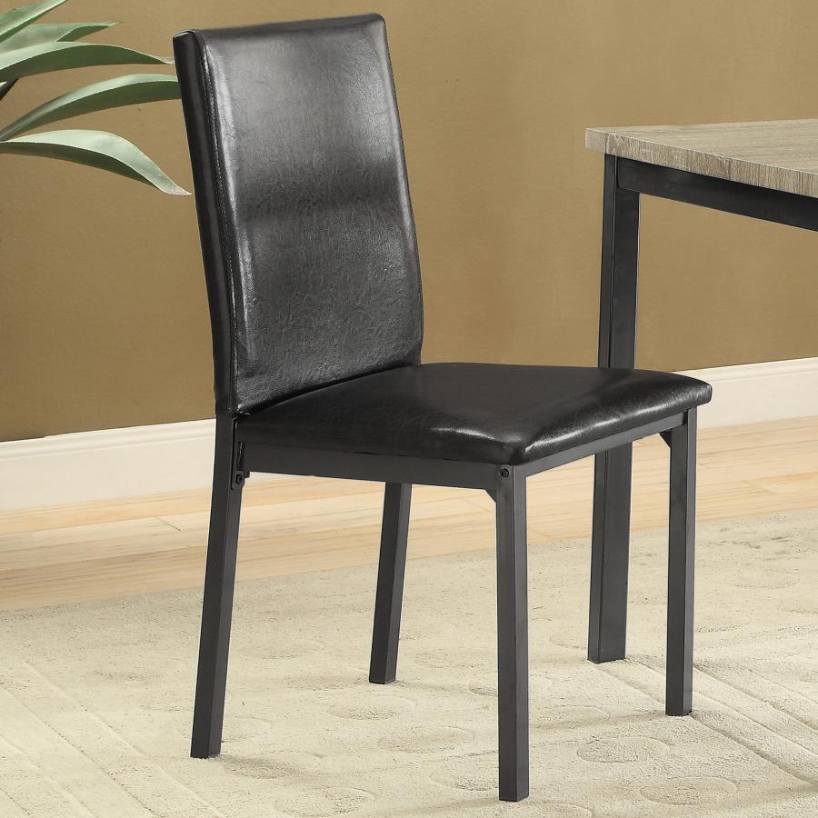 Garza - Side Chair (Set of 2) - Black