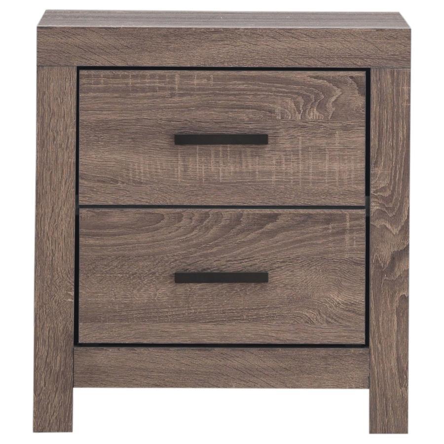 Brantford - 2-Drawer Nightstand - Barrel Oak