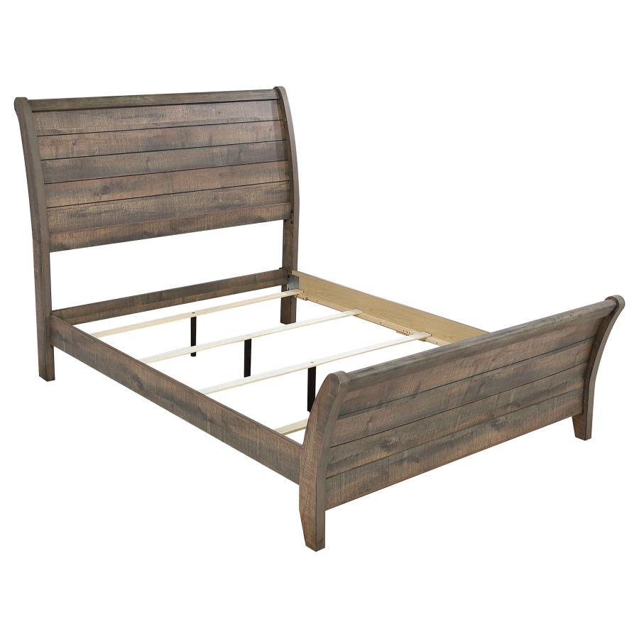 Frederick - California King Bed - Brown