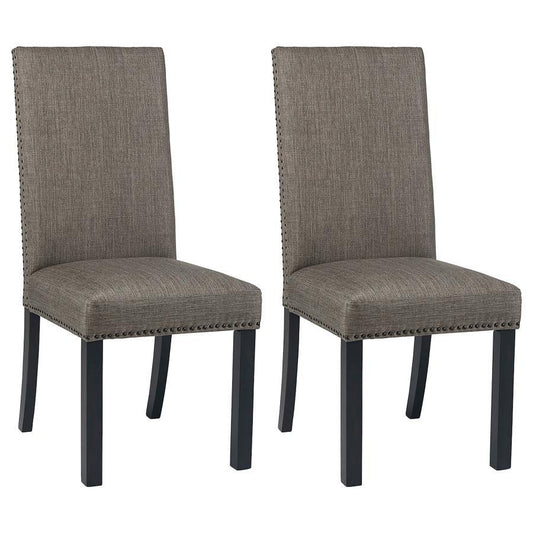 Hubbard - Upholstered Side Chair (Set of 2) - Gray