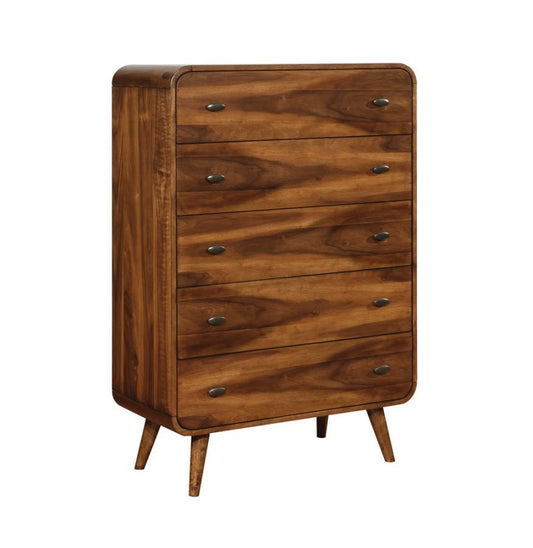 Robyn - 5-Drawer Chest - Brown