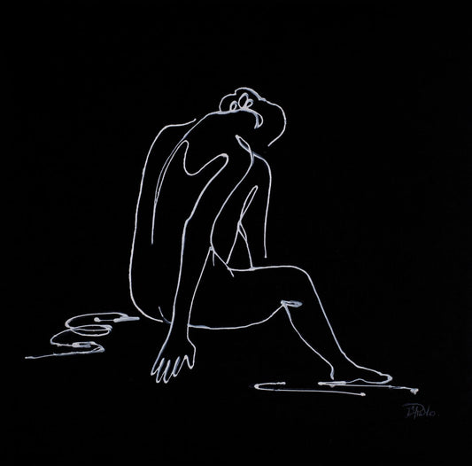 Framed - Spa Day Figurative I By Patricia Pinto