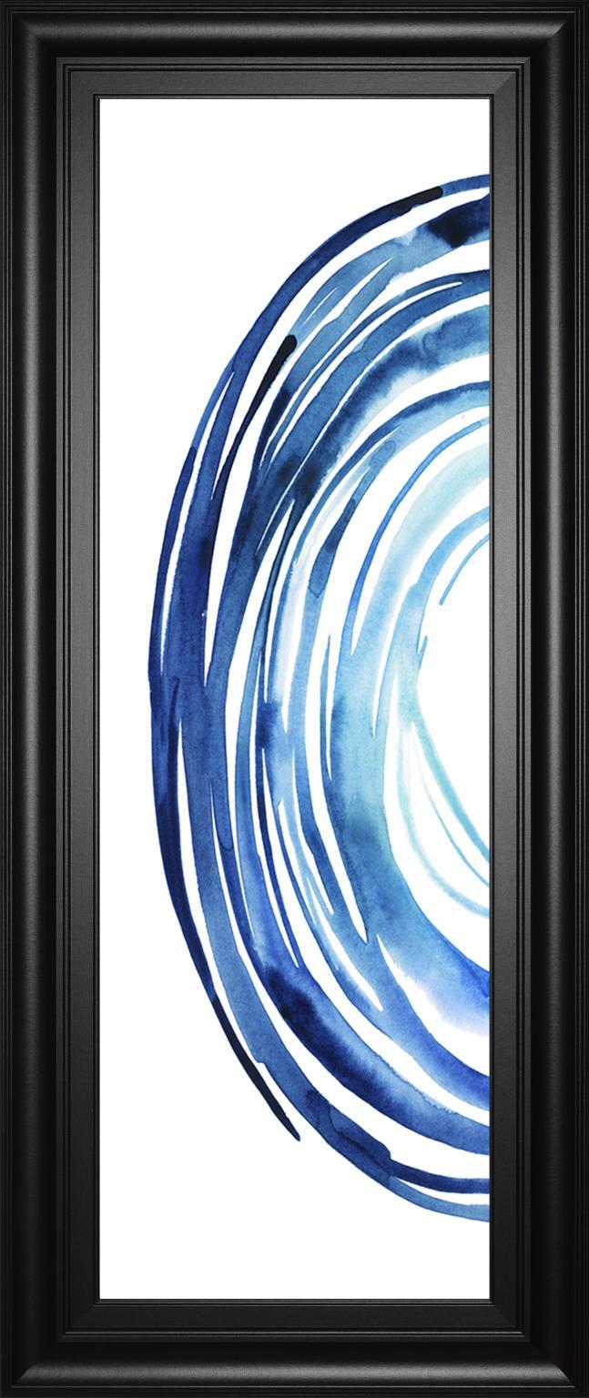 Blue Vortex I By Grace Popp 18x42 - Blue