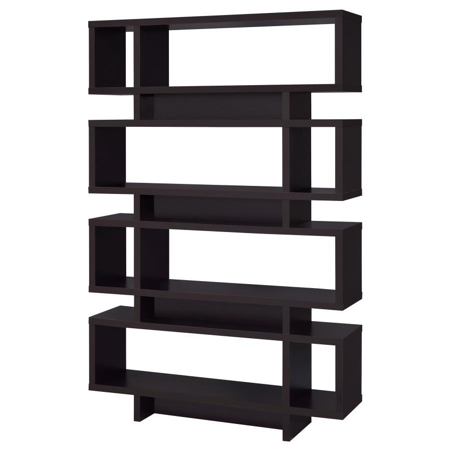 Coaster - 4-tier Open Back Bookcase