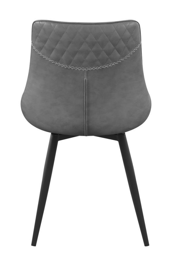 Brassie - Upholstered Side Chair (Set of 2) - Gray