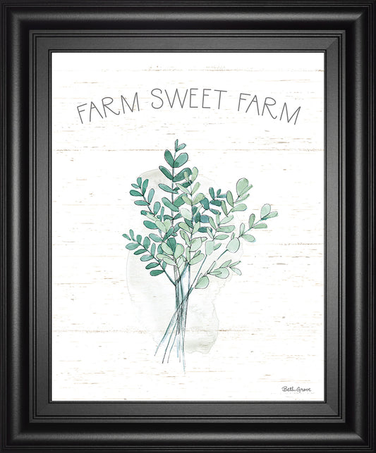 Farmhouse Cotton V By Beth Grove - Framed Print Wall Art