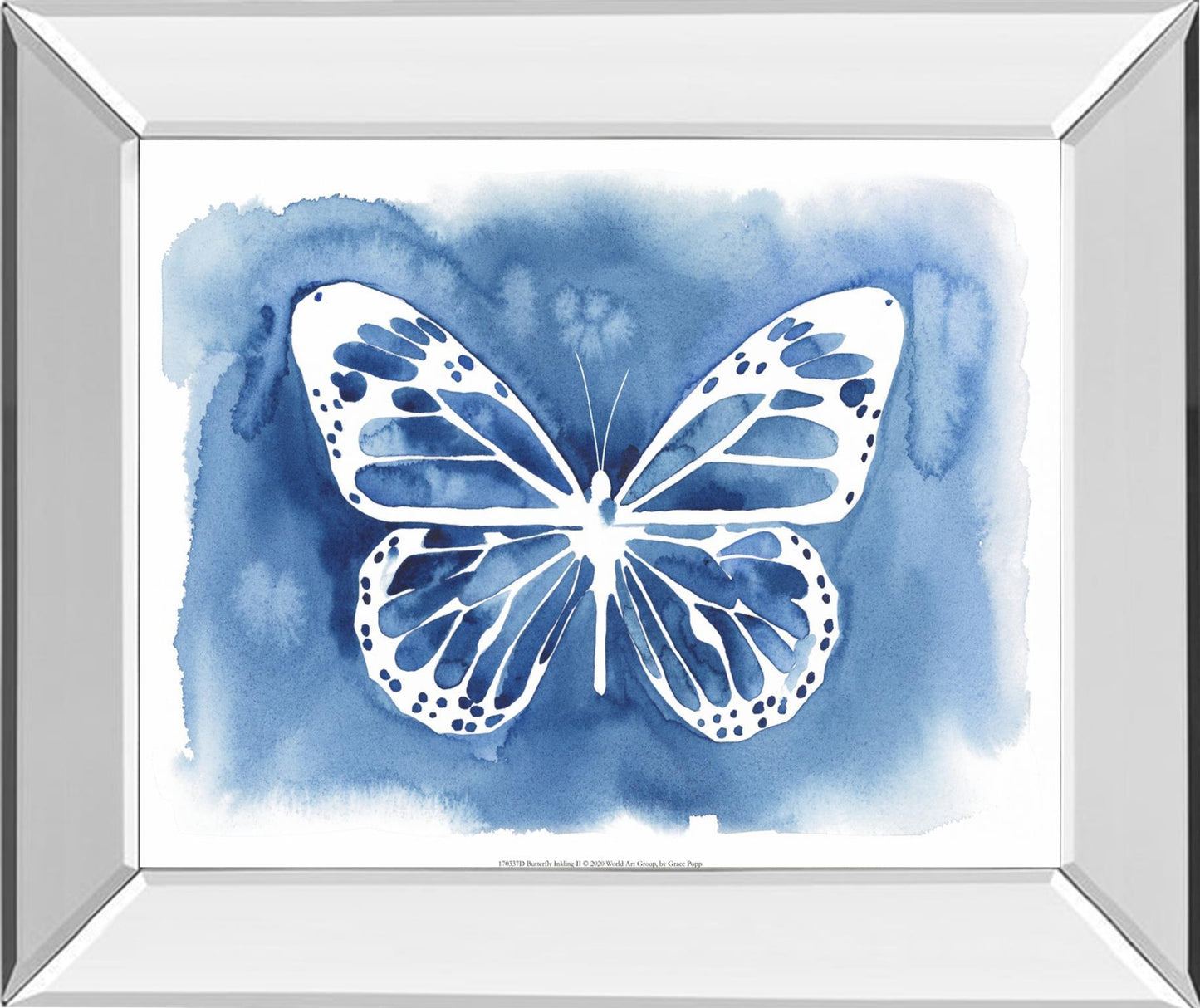 Butterfly Inkling II By Grace Popp - Blue