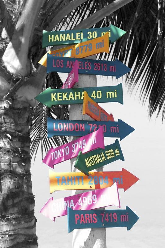 Framed - Island Directional By Danita Delimont