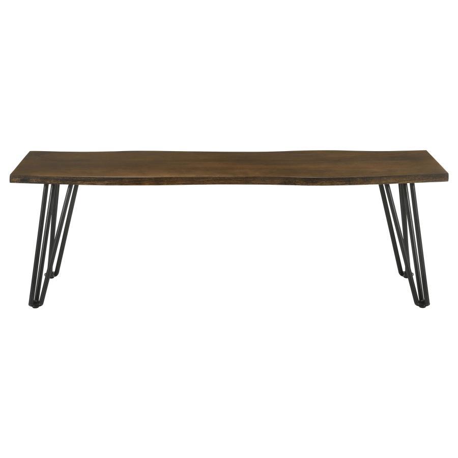 Topeka - Dining Bench - Dark Brown