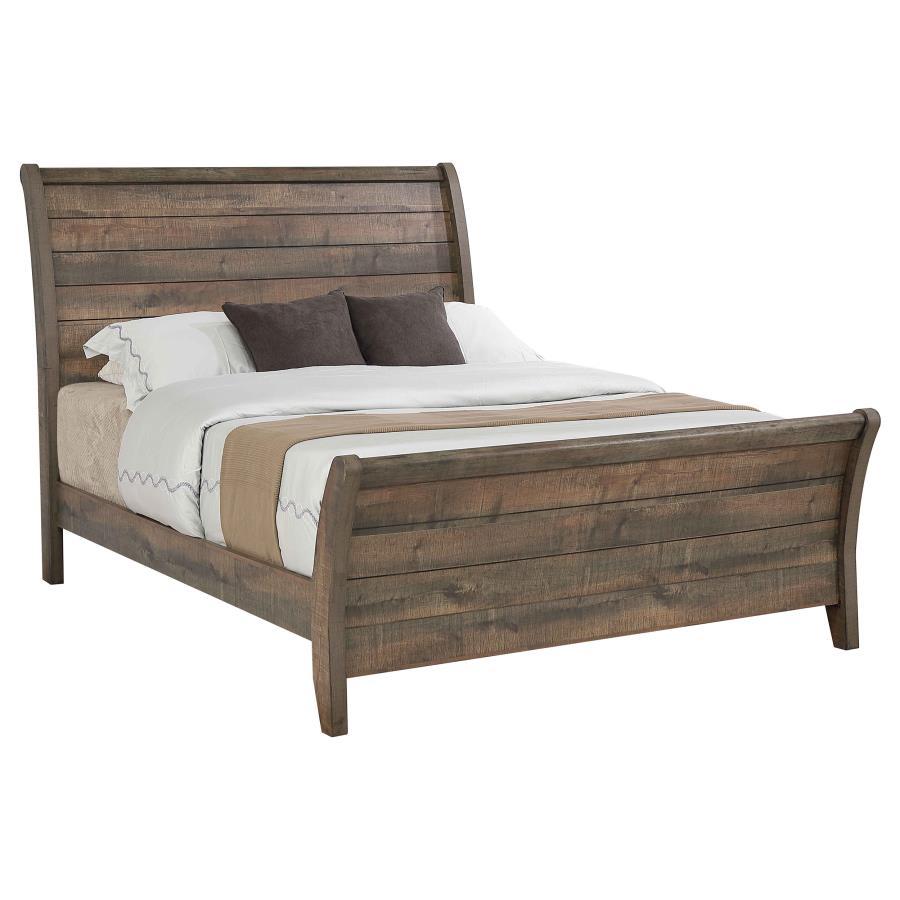 Frederick - California King Bed - Brown