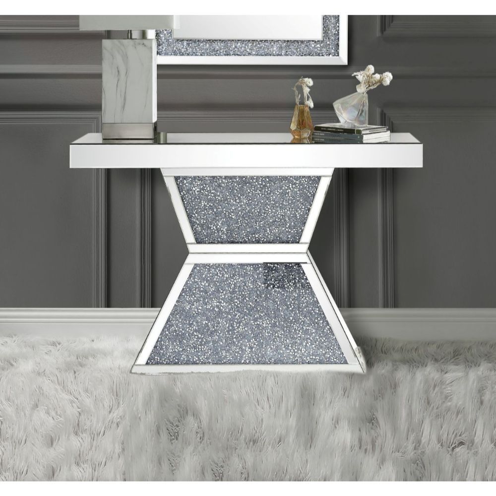 Noralie - Accent Table - Pearl Silver