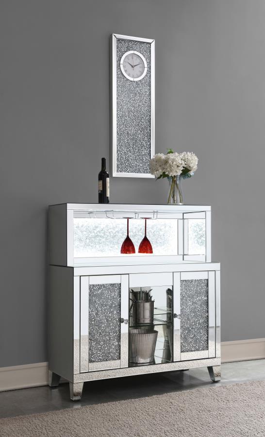 Wine Cabinet - Pearl Silver