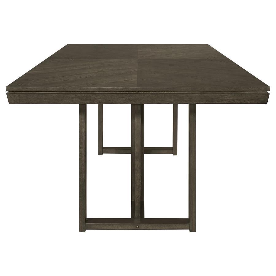 Dining Table 5 Piece Set - Dark Brown