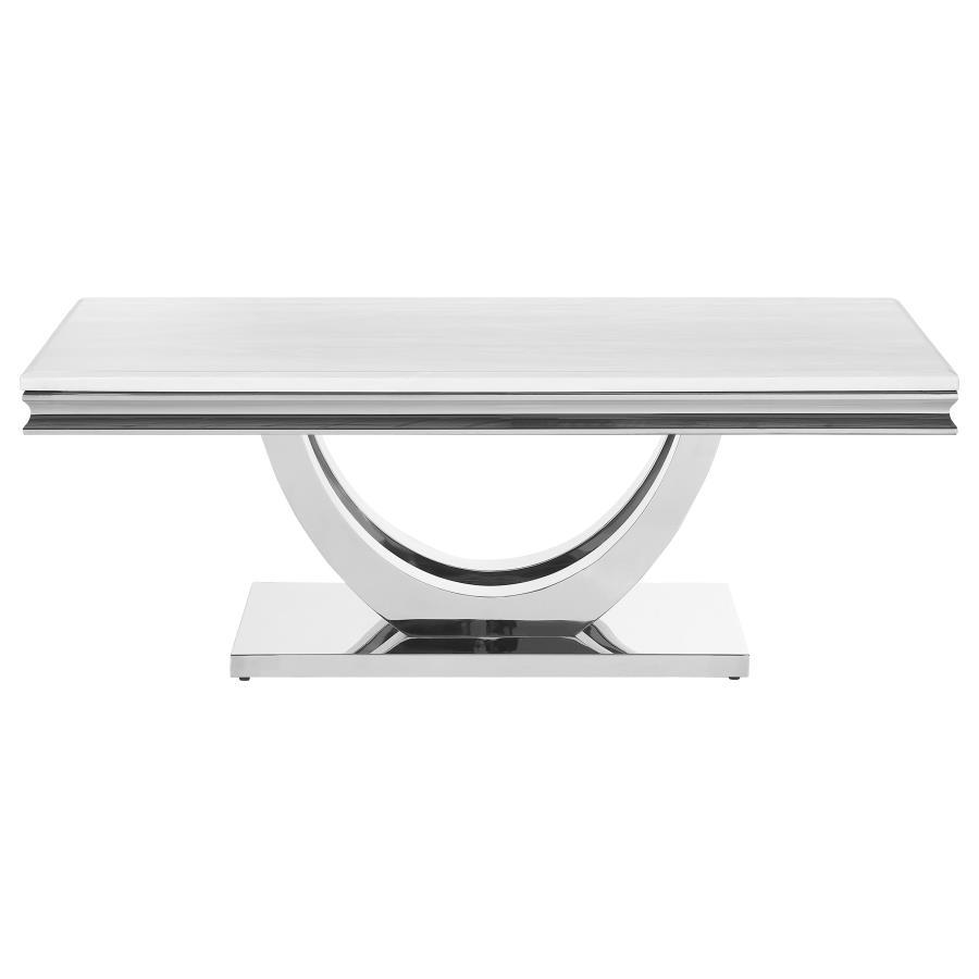 Adabella - Coffee Table - Pearl Silver