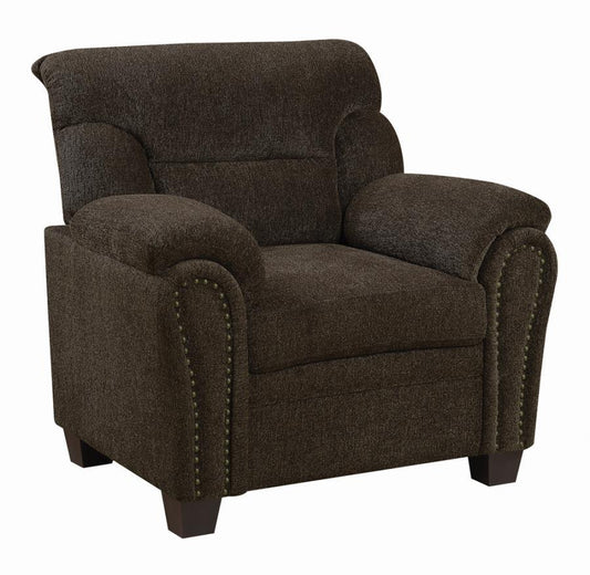 Clemintine - Upholstered Chair with Nailhead Trim