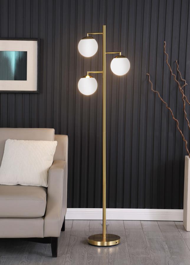 Floor Lamp Metal - Yellow