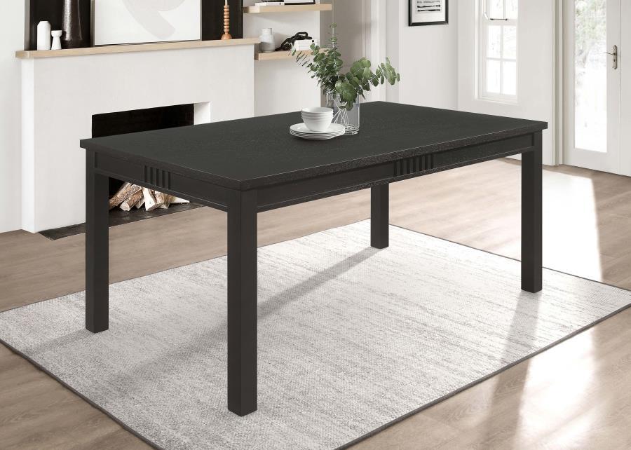 Dining Table - Black - Wood